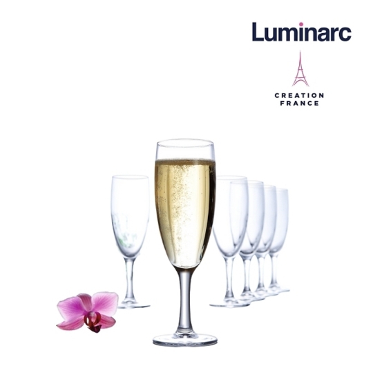 12063 - Ly Rượu Champagne Thuỷ Tinh Luminarc Elegance 170ml