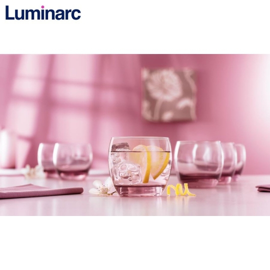 J5386 - Ly thấp TT Luminarc Salto hồng 320ml