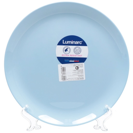 P2612 - Dĩa tròn cạn TT Luminarc Diwali BLue 19cm