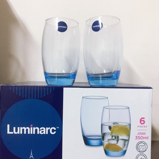 J1585 - Ly cao TT Luminarc Salto xanh dương 350ml