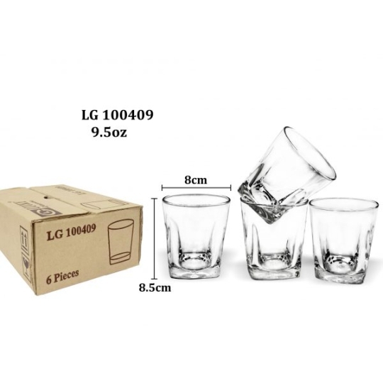 Ly vuông lùn LG 100409 - 270ml