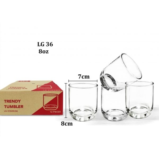 Ly bầu lùn LG 103608 (36) - 232ml