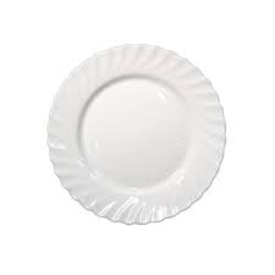 N3647 - Dĩa tròn cạn TT Luminarc 20cm Trianon trắng