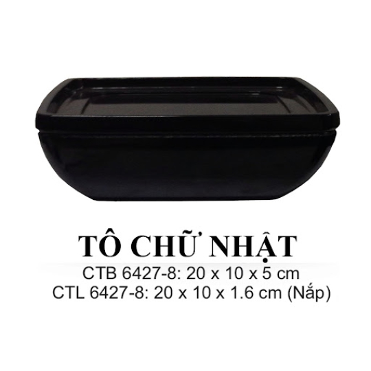 Tô chữ nhật CTB6427