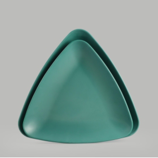 Dĩa tam giác PV160, PV343, PV344 dark green