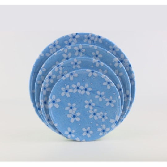 Dĩa cạn PV078, PV079, PV080, PV081 hoa Blue Sakura