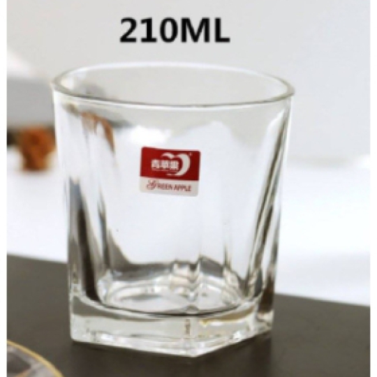 Ly 5 cạnh thấp CB001 Deli - 210ml